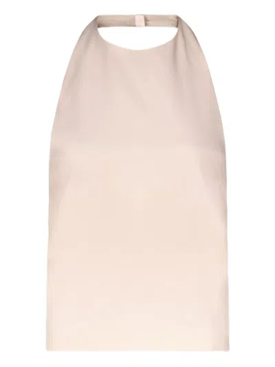 Loulou De Saison Sami Halter-neck Top In Pink