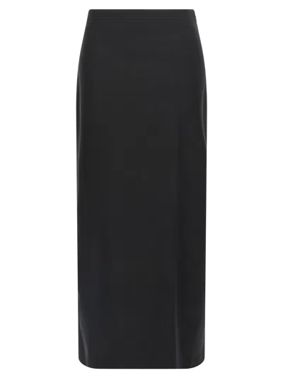 LOULOU DE SAISON SAMOS SKIRTS BLACK