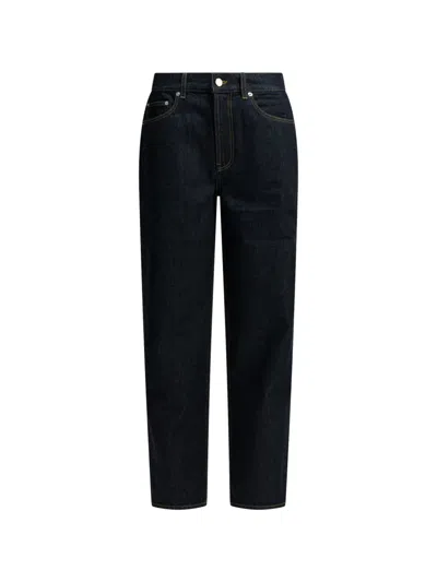Loulou De Saison Samur Lds Five-pocket Jeans In Black