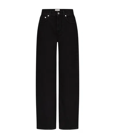 Loulou De Saison Samur Lds Organic Denim Boyfriend Jeans In Black