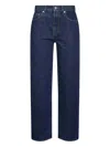 Loulou De Saison Samur Logo-patch Jeans In Blue