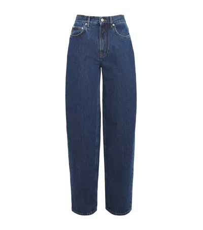 Loulou De Saison Samur Straight Jeans In Blue