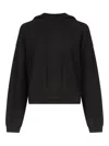 Loulou De Saison Sarla Lds Hooded Top In Black