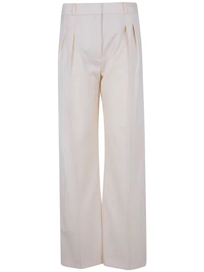 Loulou De Saison "sbiru" Straight Leg Pants In Neutral