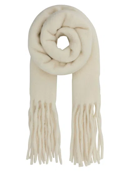 Loulou De Saison Ivory Alpaca Blend Santo Scarf In Neutral