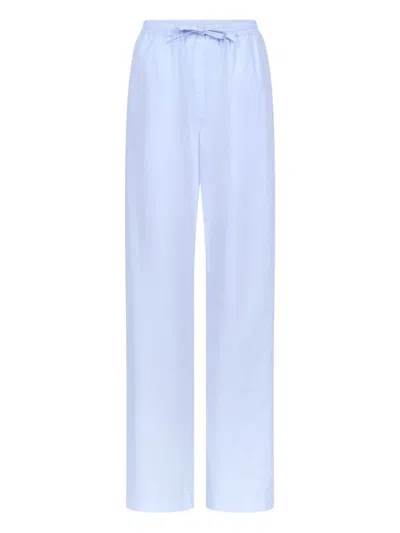 Loulou De Saison Sero Lds Elasticated Trousers In Blue