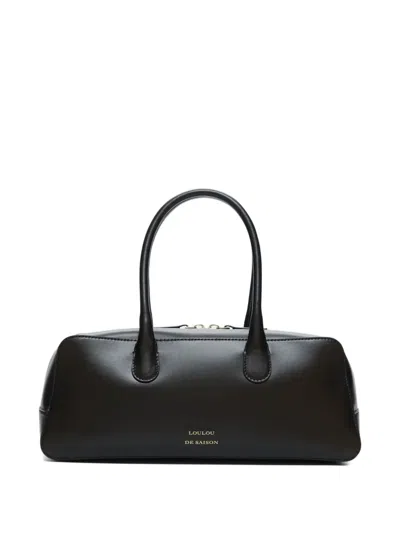 Loulou De Saison Seth Top-zip Shoulder Bag In Black