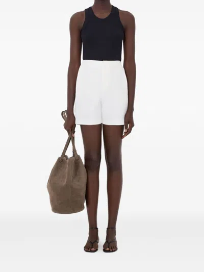 Loulou De Saison Short Ivan Natural In White