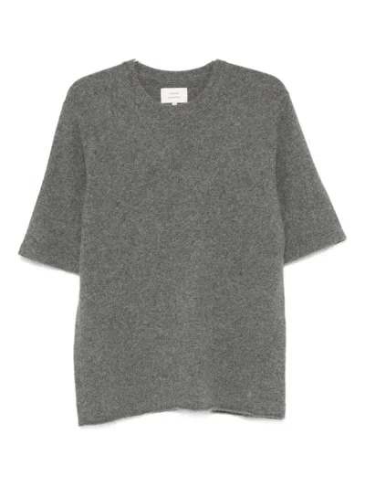 Loulou De Saison Short-sleeve Crew-neck T-shirt In Gray