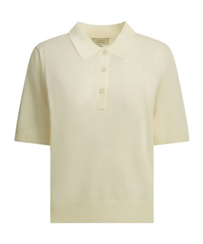 Loulou De Saison Short-sleeve Polo Shirt In Neutral