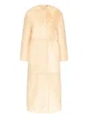 Loulou De Saison Siba Panelled Coat In Neutral