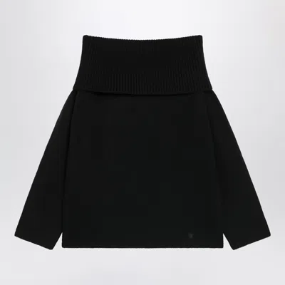 Loulou De Saison Sibyl Cashmere-blend Sweater In Black