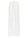 Loulou De Saison Side-pockets Wide-leg Jeans In White