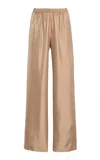 Loulou De Saison Silk Pants In Ivory