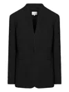 Loulou De Saison Single-breasted Blazer In Black