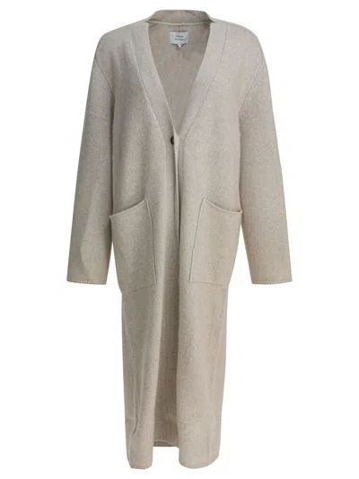 Loulou De Saison "smet" Long Cardigan In Neutral