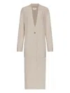 Loulou De Saison Smet Maxi Knit Cardigan Clothing In Neutral