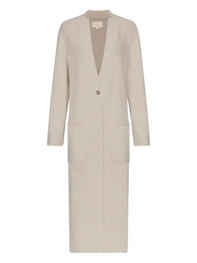 Loulou De Saison Smet Maxi Knit Cardigan Clothing In Neutral