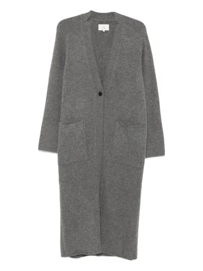 LOULOU DE SAISON SMET YAK BUTTONED PATCH-POCKET CARDIGAN