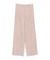 Loulou De Saison Solid Color Trousers In Gray