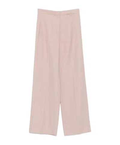 Loulou De Saison Solid Color Trousers In Gray
