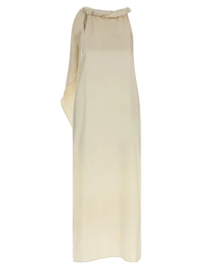 Loulou De Saison Susan Dresses Beige In White
