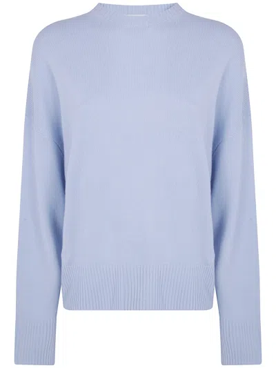Loulou De Saison Ribbed Crew Neck Sweater In Blue