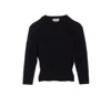 Loulou De Saison "mora" Lds Cropped Sweater In Black