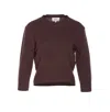 Loulou De Saison Brown Mora Lds Cropped Cashmere Sweater In Brown