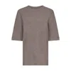 Loulou De Saison Short-sleeve Sweater In Brown