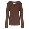 Loulou De Saison Sweaters In Brown