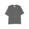 Loulou De Saison Black Wool Blend T-shirt In Gray