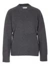 Loulou De Saison Crew-neck Cashmere Sweater In Gray