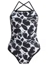 Loulou De Saison Sleeveless Swimsuit In Black