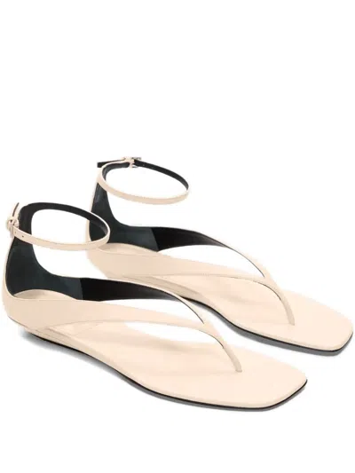 Loulou De Saison Flache Sandalen Mit T-riemen In Multi