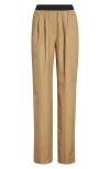 LOULOU DE SAISON LOULOU DE SAISON TAKAROA ELASTIC WAIST PLEATED PANTS