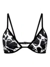 Loulou De Saison Taula Printed Bikini Top In Multi
