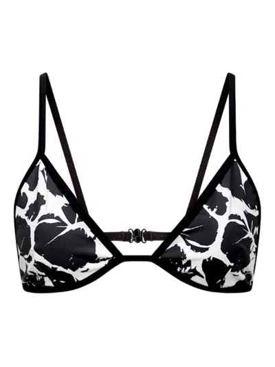 Loulou De Saison Taula Printed Bikini Top In Multi