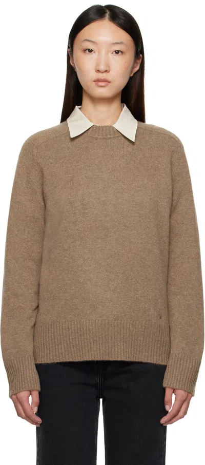 Loulou De Saison Taupe Baltra Sweater In Brown