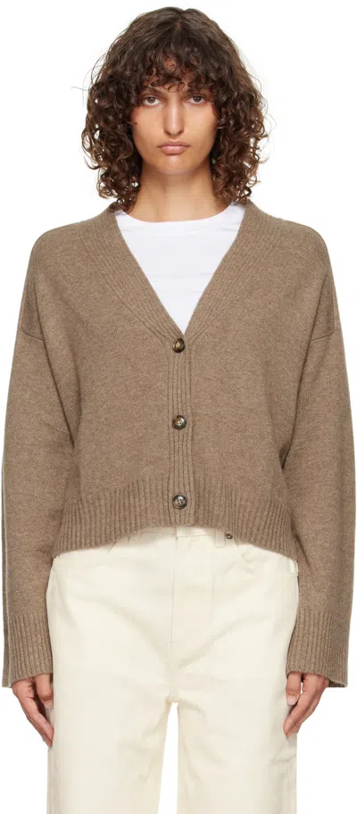 Loulou De Saison Kaia Cashmere Cardigan Chiedi A Chat Gpt In Brown