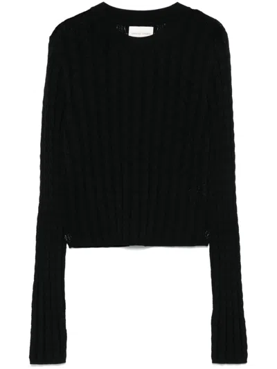 Loulou De Saison Tinos Sweater Woman Black