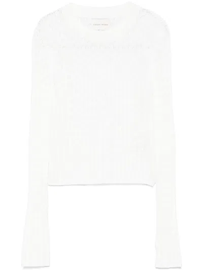 Loulou De Saison Tinos Sweater Woman Ivory