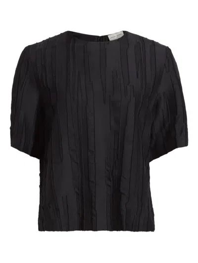 Loulou De Saison Toba Blouse In Black