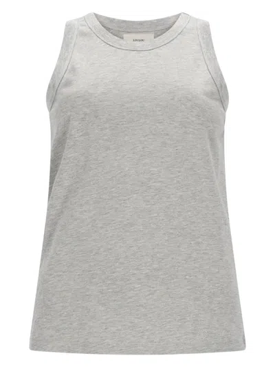 Loulou De Saison Poso Pima Cotton-jersey Tank In Gray