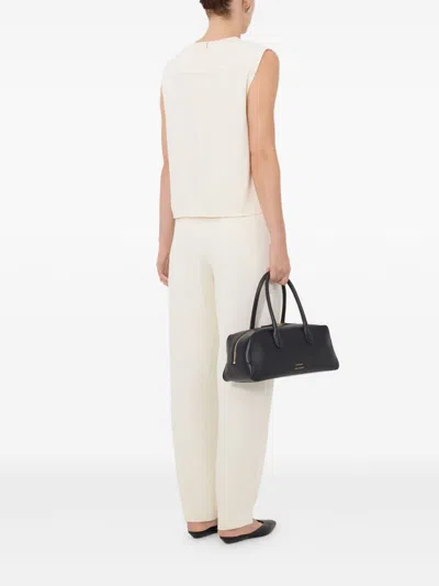 Loulou De Saison Top Sm Daika Natural V-neck In Neutral