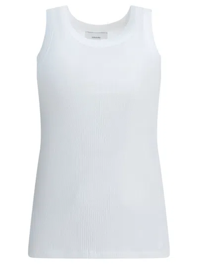 Loulou De Saison Limbalds Ribbed Tank Top In White