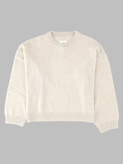 Loulou De Saison Tristan Knit Sweater In Wool-yak Blend In Animal Print