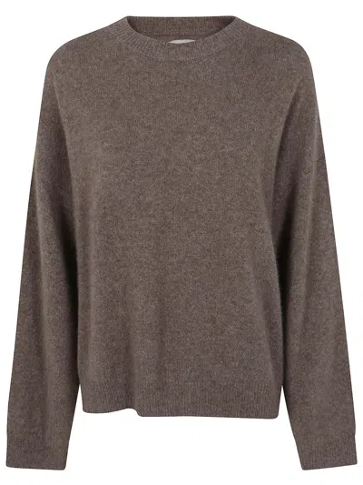 Loulou De Saison Ribbed Crew Neck Sweater In Multi