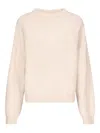 Loulou De Saison Tristan Sweater Woman Stone In Neutral