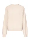 Loulou De Saison Tristan Sweater Woman Stone In Neutral